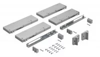 Hettich: 9169656: Комплект демпферов Silent System TopLine L, для 3-й двери, перед верх. пан., открыт.