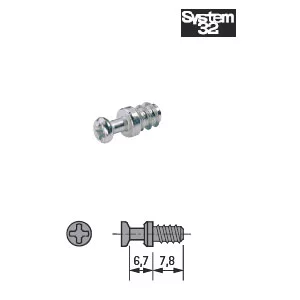 Hettich: 9022370: Дюбель ввинчиваемый DU 322 для VB