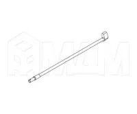 DWD XP Круглый рейлинг, серый металлик, 350 мм (правый): F092075875 R