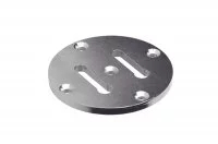 База d.90мм для крепления опоры стола, отделка никель