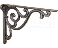 ROME Менсолодержатель для деревянных полок L-250 мм, бронза состаренная: WRM.800.250.00AB