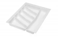 Ёмкость в базу 450 для столовых приборов, цвет белый матовый