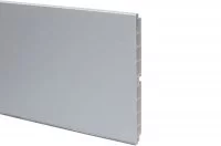 Цоколь ПВХ, H.150, L=2000мм, серый металлик Цоколь ПВХ, H.150, L=2000мм, серый металлик