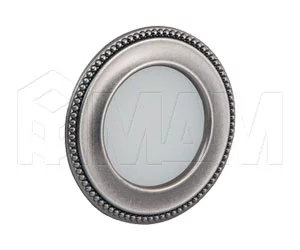 AKOYA Точечный светильник круглый, олово состаренное, 12V, теплый белый 3000К, 3W: AK12-RNO-APWW3