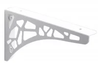 Менсолодержатель «Париж», отделка белый бархат (матовый), комплект 2 штуки