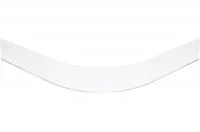 02 Закругление универсальное для цоколя ПВХ Н.100, белый