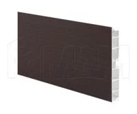 Цоколь пластиковый (высота 150, длина 4000 мм), венге: 15.5911R 4M