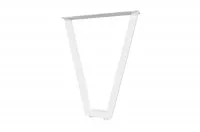 Опора для стола V-образная Лиссабон l.560, h.720, отделка белый бархат (матовый)