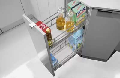 Hettich: 9065857: Выдвижная корзина Cargo IQ plus 200, серебристый Hettich: 9065857: Выдвижная корзина Cargo IQ plus 200, серебристый