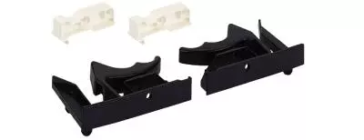 Hettich: 75808: Фиксатор для направляющих Quadro надвижного монтажа для деревянных ящиков с днищем заподлицо, правый