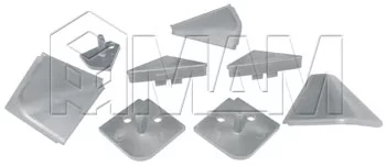 Аксессуары для треугольного плинтуса, серый: 09.565.GR