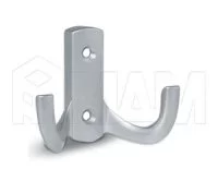 Крючок двухрожковый хром матовый: WP1308