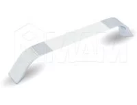Ручка-скоба 160мм хром/белый глянец: UA850440/160