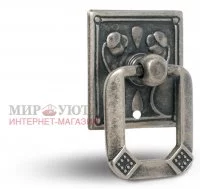 Ручка-капля серебро состаренное: M1179000SFE