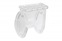 Опора для крепления выдвижных элементов к полкам, отделка транспарент