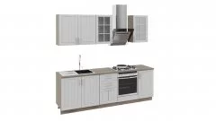 Кухонный гарнитур длиной - 240 см (со шкафом НБ)