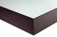 Полка-светильник Just-50, 900х300 мм, 22W (6400 K) алюминий Венге (плёнка) + стекло