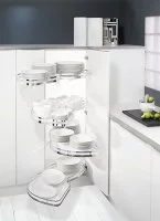 Kessebohmer: «ЛеМанс», левый, 4 полки, для ширины фасадов 600 мм