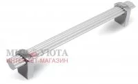 Ручка-скоба 128мм хром/алюминий: RU2004/128