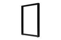 Опора для стола Мадрид l.595, h.870, отделка черный бархат (матовый)