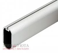 Штанга овальная 15х30, с пазом под демпфер, серебро, L-3000: TA02ALGR