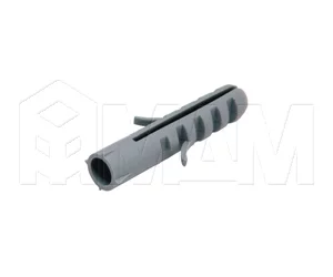 Дюбель 6 х 30 серый, пластик: PN 63