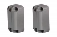 Держатели для бокового крепления ведра арт.226, пластик серый кварц, комплект 2 штуки