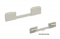 Комплект торцевых заглушек для прямоугольного бортика R3600, цвет 07 серый