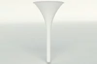 Нога для стола Armstrong d.80/570, h.870, отделка белый глянец