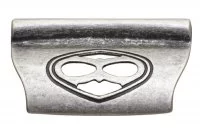 Ручка-скоба 32мм, отделка серебро античное