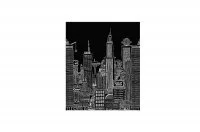 Стеновая панель Нью-Йорк, 450х540х6мм, стекло