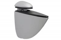 Менсолодержатель "Пеликан", отделка хром матовый, большой, комплект 2 штуки