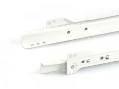 Направляющие роликовые Firmax длина 250 мм, белые, RAL9003, (4 части)