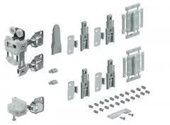 Hettich: 9237890: Комплект фурнитуры WINGLINE L 25 кг, самозакрывание, правый