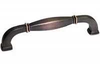 Ручка-скоба 152мм, отделка шлифованная медь