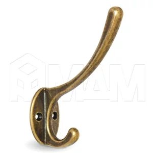 Крючок двухрожковый бронза состаренная: WP1835