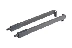 Комплект рейлингов для ящика Indigo, L=450, отделка орион серый: M-IND.RS2.450.OG