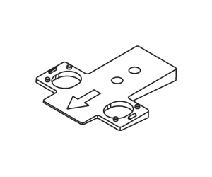 Площадка для изменения угла установки петли TIOMOS +5 грд.: F072135757