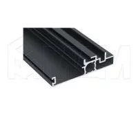 PS19 Вертик. профиль-ручка широк., черный, L-3000: PR193903009PR-S