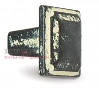 Ручка-кнопка серебро черненое/слоновая кость: WPO.683.028.00C2