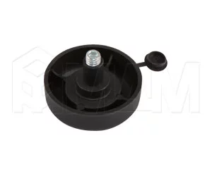 Ножка мебельная черная H=17мм, регулировка 21мм: PI08-CH