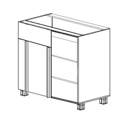 Корпус переходной (2 полки+ Ф/П) 900*560*920