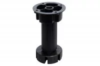 Ножка под цоколь H.100 (95-130) неразборная, черная