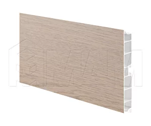 Цоколь пластиковый (высота 150, длина 4000 мм), дуб беленый: 15.1303R 4M