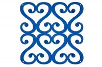 Комплект декоративных панелей VERSAILLES 254х254мм (6 штук), отделка голубая