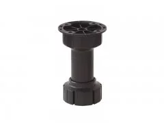 Цокольная ножка, H=100 мм, пластик, черный