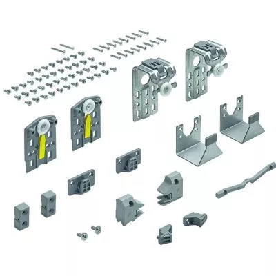 Hettich: 9133612 - Комплект фурнитуры TopLine MSTB 16.1 для 2-х дверного шкафа