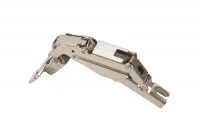 Петля 165 накладная, 48мм, Slide-on, отделка никель