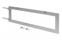 Менсолодержатель Nuvola, отделка серый металлик