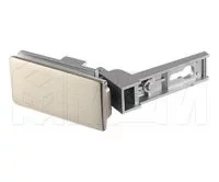 Петля CF для стекл. двери вкладная, под сверление, нержавеющая сталь: CF01024 NP